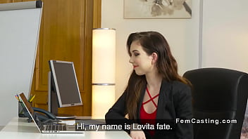 Preview 1 of Full Hd And Log - Female agent vibrates brunette lesbian