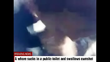 Preview 1 of Tasty Movies Hd - Slut blowjob in public toilet