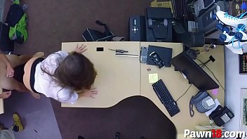 Preview 4 of Teen Black Hot Sex - Sexy MILF at Pawn Store Getting Fucked