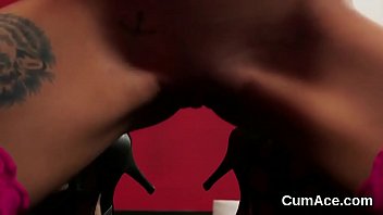 Preview 3 of Xxx Forn Muve - Hot babe gets cum shot on her face swallowing all the spunk