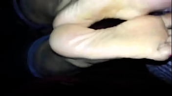 Preview 1 of Janet Jackson Porn Video - quick cum on soles