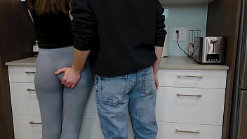 Preview 1 of Horse Cum Facial Compilation - Bubble But Hot Student Girl Got Fucked in The Kitchen