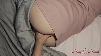 Preview 2 of Abg Jakarta - Step-Mom Allows me to Sleep in Her Bed because of Creepy Noises Outside