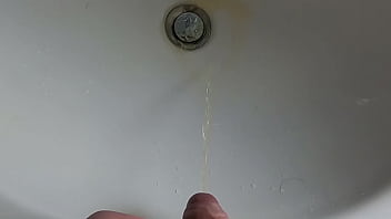 Preview 2 of Hanna Naked News - Boy is Pissing in the Sink and makes stinky farts