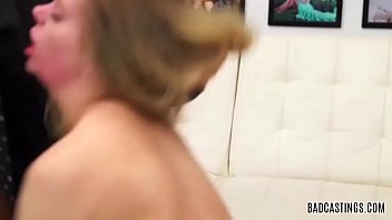 Preview 3 of Blonde Anal Twins - Free22 Rough casting for petite Trisha Parks