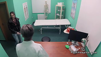 Preview 1 of Mother N Guy - Fake doctor fucks brunette amateur