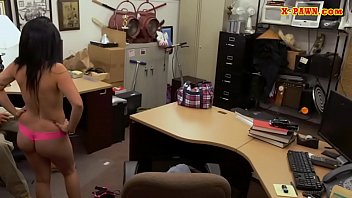 Preview 2 of Big Boobs And Smat - Cuban babe gets screwed at the pawnshop