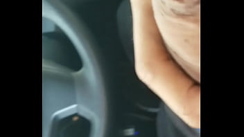 Preview 1 of Carter Vids - Stroking my thick juicy cock in my car