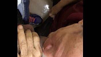 Preview 2 of How Goes - Old man public toilet suck cock and cum