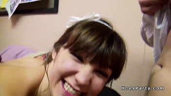 Preview 2 of Ride In Car - Wild dorm room hotties group party