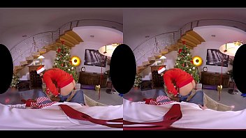 Preview 2 of Aubrey Sncla - Xmas porn  Amirah Adara in a cozy sexy vid