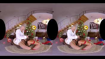 Preview 4 of Aubrey Sncla - Xmas porn  Amirah Adara in a cozy sexy vid