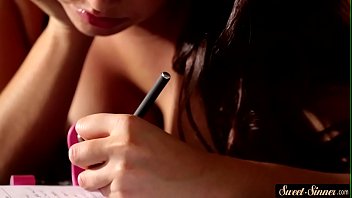 Preview 2 of Homeclips Video Ami - Stunning teen throatfucked by her stepdad
