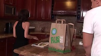 Preview 1 of Mama Ebony Fat - on the kitchen - who is she?