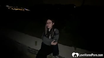 Preview 2 of Animal Xxx Sex Dog With Girl - Nerdy babe gets plowed in the park