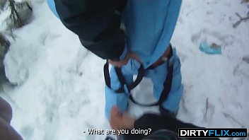 Preview 3 of Cutie Jokol - Dirty Flix - Snowboarder chick Rosemary Moyer loves cock