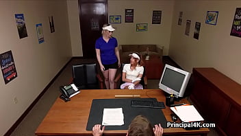 Preview 1 of Indian Woman Does A Striptease - Stealing golf goods leads to threesome with perv principal