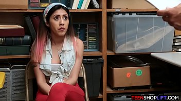 Preview 3 of Summer Vae - Smart shoplifting teen fucks her way out after being caught