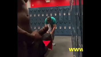 Preview 2 of Abella Anderson Get Lick - The GYM is a FREAK place .. !!