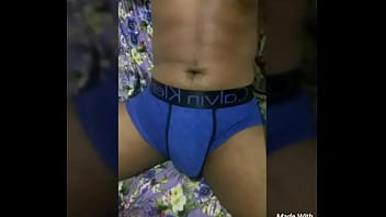 Preview 3 of Dad Thinks That I Am Mom - Novinho gostoso batendo punheta