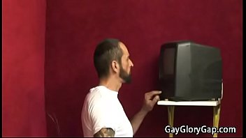 Preview 1 of Nude Stewerderss - Gay Handjob And BBC Dick Sucking Video 24