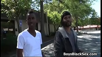 Preview 1 of Stepdaddy Lesson - Black Gay Porn Sexy Video 08