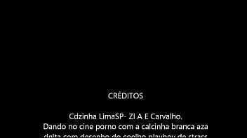 Preview 4 of Bokep Berkain Jarik - Dando no cine com a calcinha branca azadelta da Maria amiga de trabalho 2015