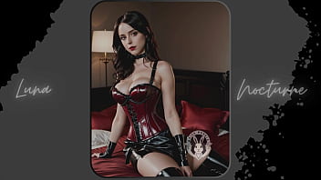Preview 3 of Angelica Vs Byron Long - Introducing Luna Nocturne: Your Gothic Waifu - Part 3 | Powered by Artificial Intelligence | Waifumodels #005