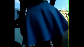 Preview 3 of Pretty Galz Com - Bus waiting upskirt