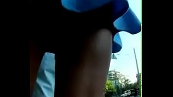 Preview 4 of Pretty Galz Com - Bus waiting upskirt