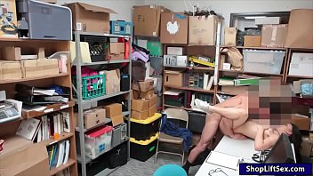 Preview 4 of Young Lesbian Mustrub - Shoplifter caught stealing merchandise