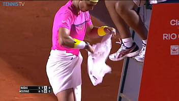 Preview 3 of Grandpa Condom Off - Rafael Nadal Changes Shorts on Court