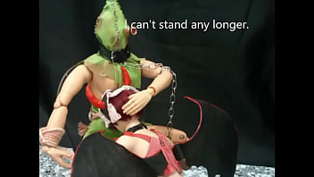 Preview 2 of Hary Lesbians - 1/6 Tattoo on dolls　人形に刺青・調教　監禁　Tattoo girl JAPAN kawaii moe