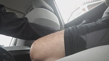 Preview 1 of Internal Socks - Letting the Uber Driver Grab My Cock .
