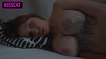 Preview 4 of Massage Oil Fucked - Step son Surprises Step mom in Share Bed,  Fucks Sideways while She Holds Moans Till Facial