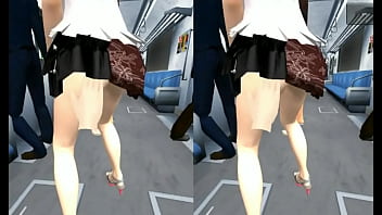 Preview 1 of Adolecente Mamona - XXX simulator VR train gropped patreon.com/posts/game-18-vr-train-16129321