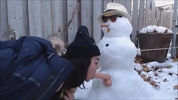 Preview 2 of Wwwww Xxxxxxxx Filimmovies - SWEETPEE BLOWS AND FUCKS A SNOWMAN