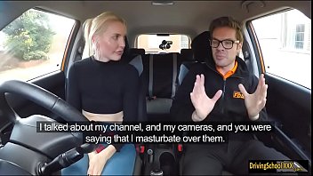 Preview 1 of Jenn Camwithher - Saucy Lexi pounded by driving instructor