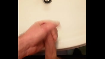 Preview 4 of Teen Masturbation Solo - Jerk off cum in the sink