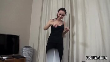 Preview 1 of Rocco Lenka - Glamorous czech kitten was teased in the mall and fucked in pov