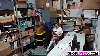 Preview 1 of Nindin Bihti - Shoplifting Teen Is Helpless