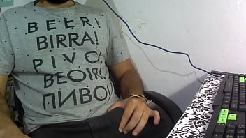 Preview 2 of Indian Hot Sax Romantic - getting hard hide in the office time,  I almost got caught with my dick in my hand