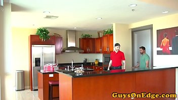Preview 2 of Russian Granny Free Porn - Bounded sub to eat cumshot of pizza