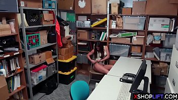 Preview 1 of Hd Mather Sex - Teen with natural tits caught stealing by security