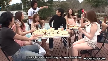 Preview 2 of Vr Box Sister - Summer party bitces on a patio getting finger fucked