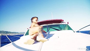 Preview 2 of Jav What A Perv - CHICAS LOCA - #Gina Snake - Busty Spanish Tattooed MILF Pussy Pounded On Boat