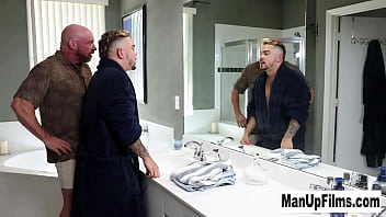 Preview 1 of Www X Bedios Hd - My Girlfriend Drives me Gay! Ray Boogie &amp_ Killion Knox for ManUpFilms