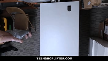 Preview 1 of Swap Multiple - Hot Blonde Tiny Teen Caught Shoplifting