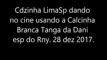 Preview 1 of Young Amatuer Teen - IMG 7377 Dando no cine com a calc tanga branca da Dani esp do Rni 2017