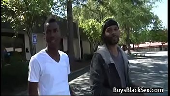 Preview 1 of First Timer Hogtied - Blacks On Boys - Gay Hardcore Interracial Porno 08
